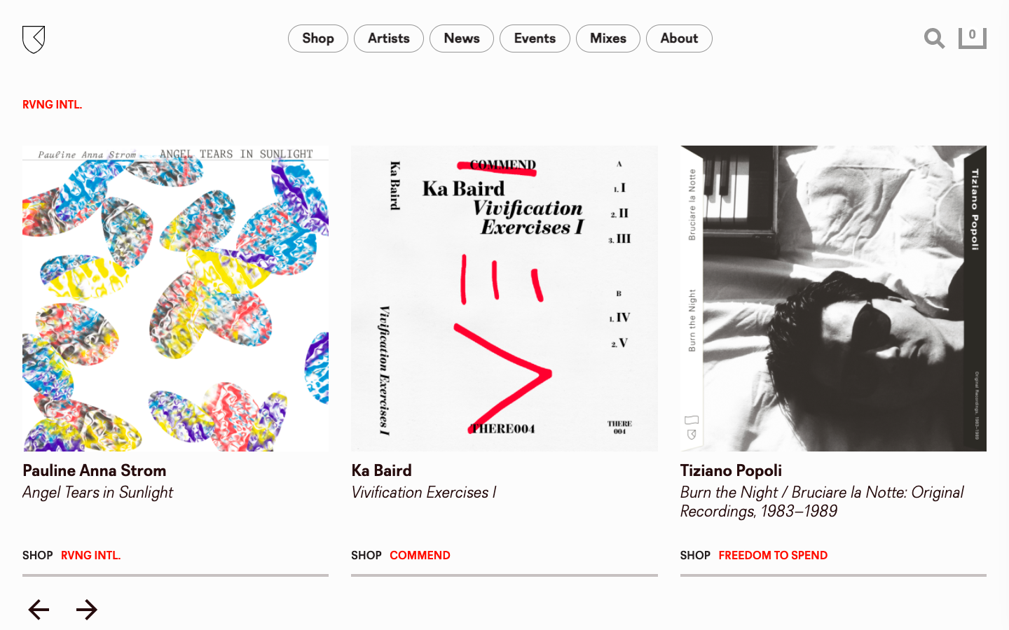 RVNG Home Page